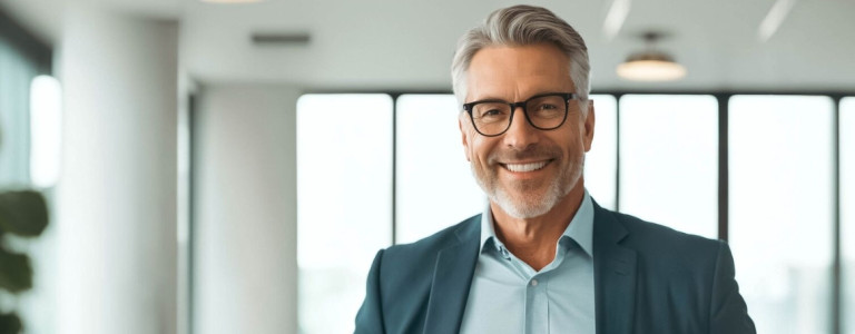 hombre ejecutivo mediana edad